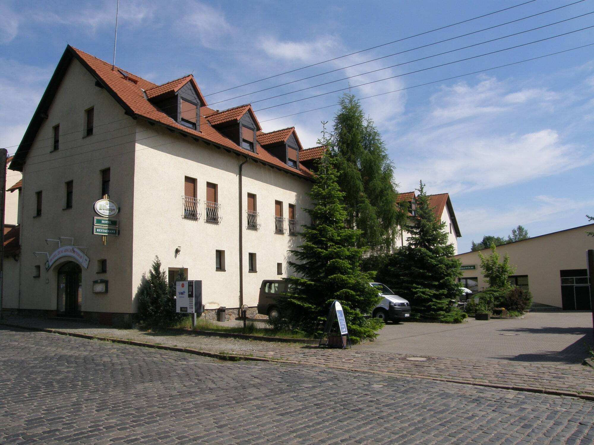 Hotel Zum Abschlepphof Lipcse Kültér fotó